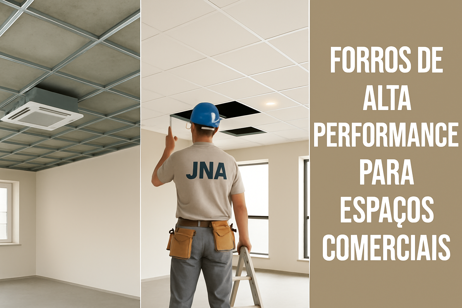 Slide 3 - Forros de Alta Performance para Espaços Comerciais