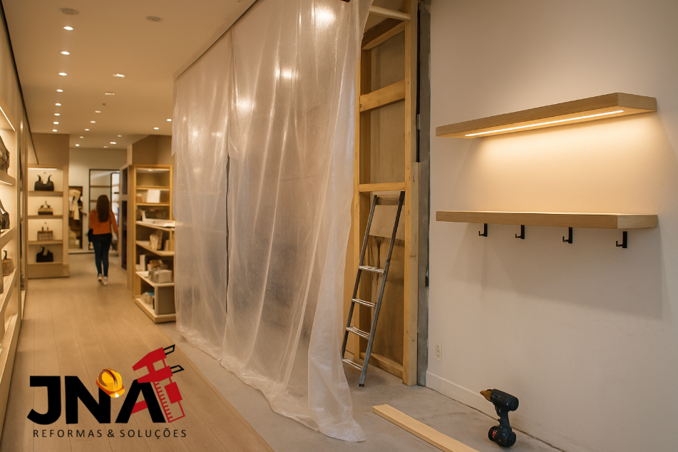 Slide 1 - Reformas Rápidas e Eficientes em Lojas e Escritórios